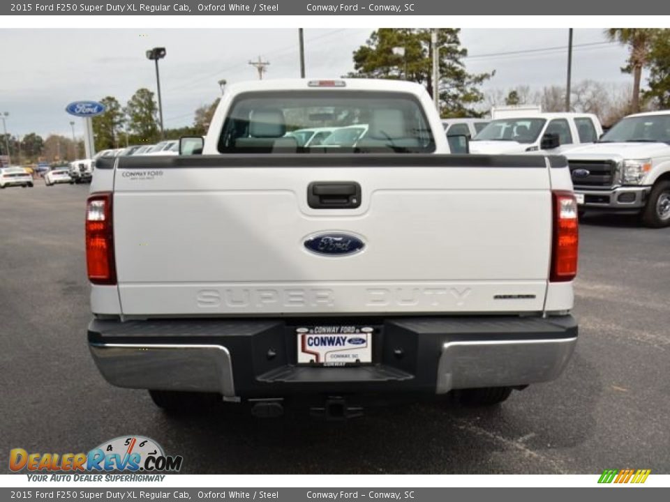 2015 Ford F250 Super Duty XL Regular Cab Oxford White / Steel Photo #5