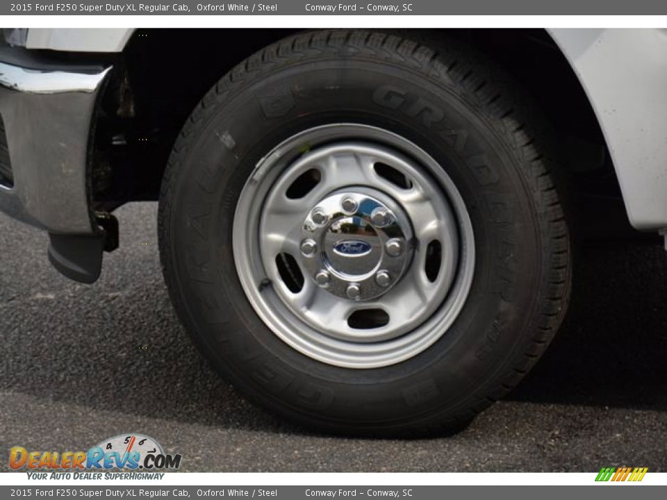 2015 Ford F250 Super Duty XL Regular Cab Oxford White / Steel Photo #8