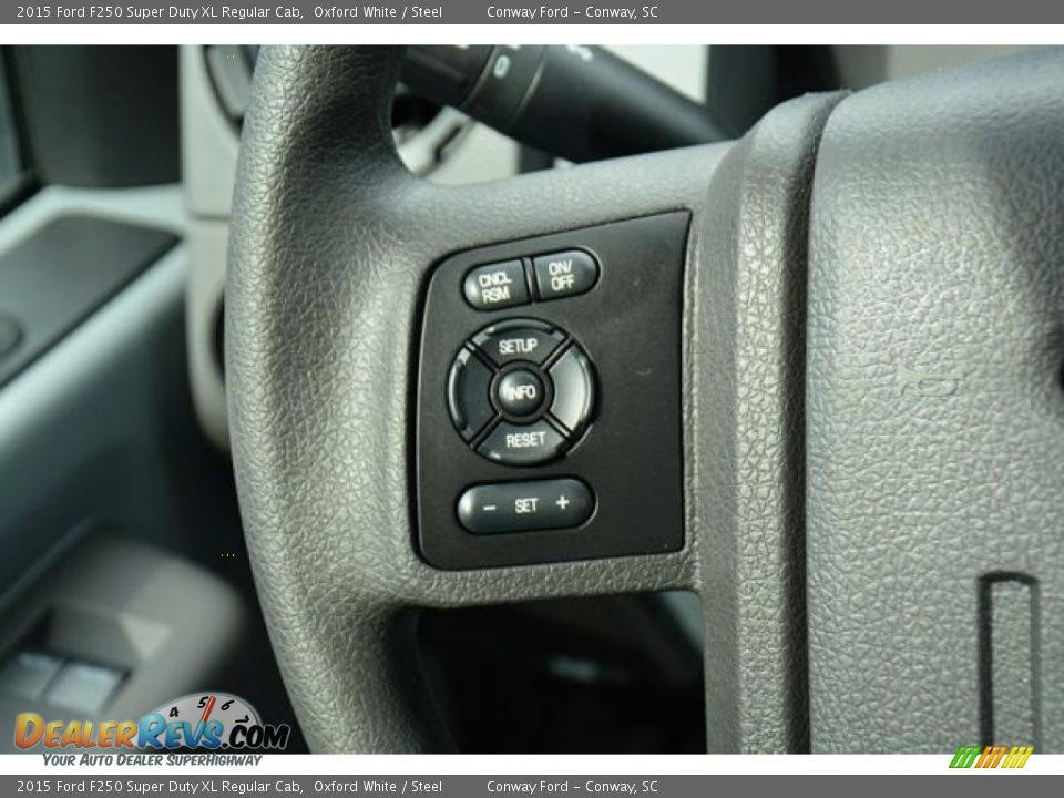 2015 Ford F250 Super Duty XL Regular Cab Oxford White / Steel Photo #14