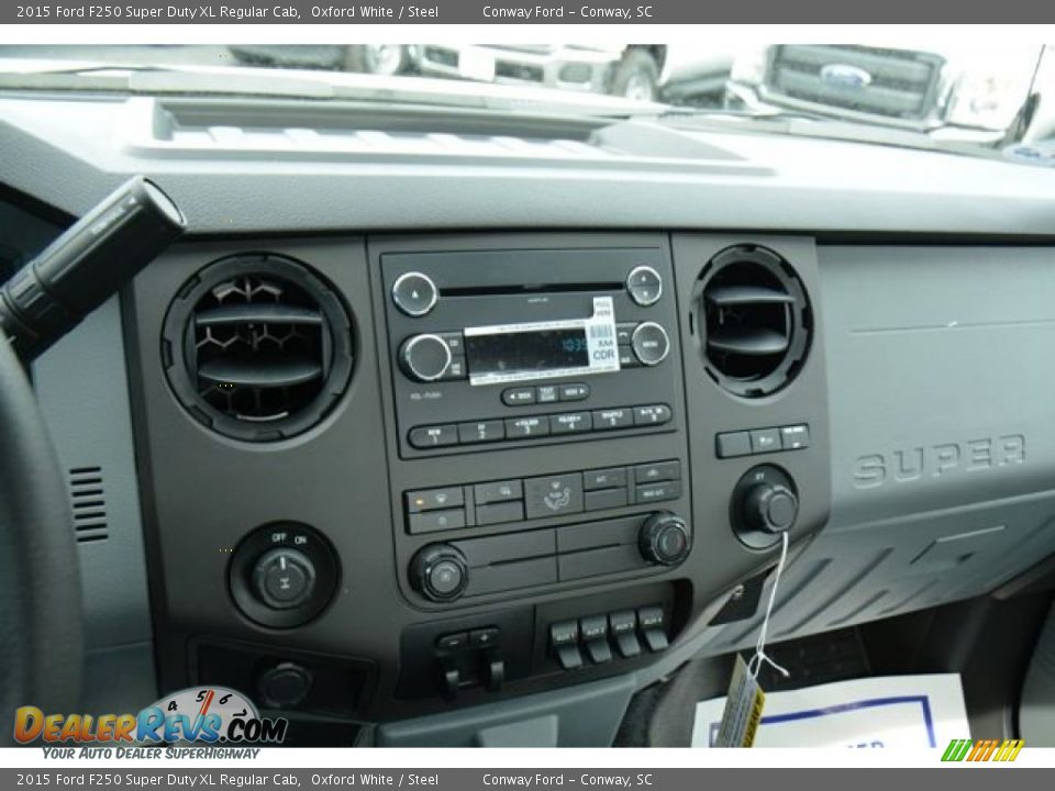 2015 Ford F250 Super Duty XL Regular Cab Oxford White / Steel Photo #15