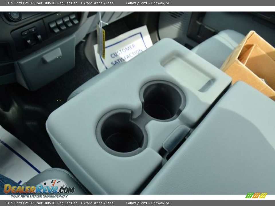 2015 Ford F250 Super Duty XL Regular Cab Oxford White / Steel Photo #18