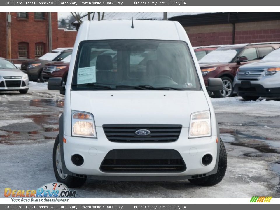 2010 Ford Transit Connect XLT Cargo Van Frozen White / Dark Gray Photo #5