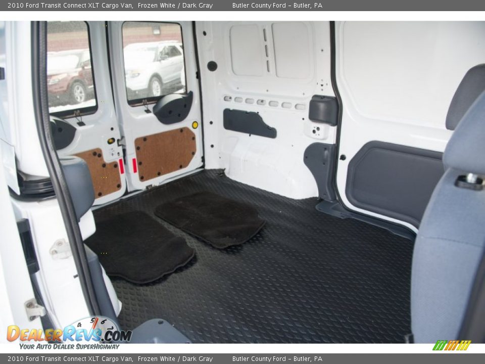 2010 Ford Transit Connect XLT Cargo Van Frozen White / Dark Gray Photo #11