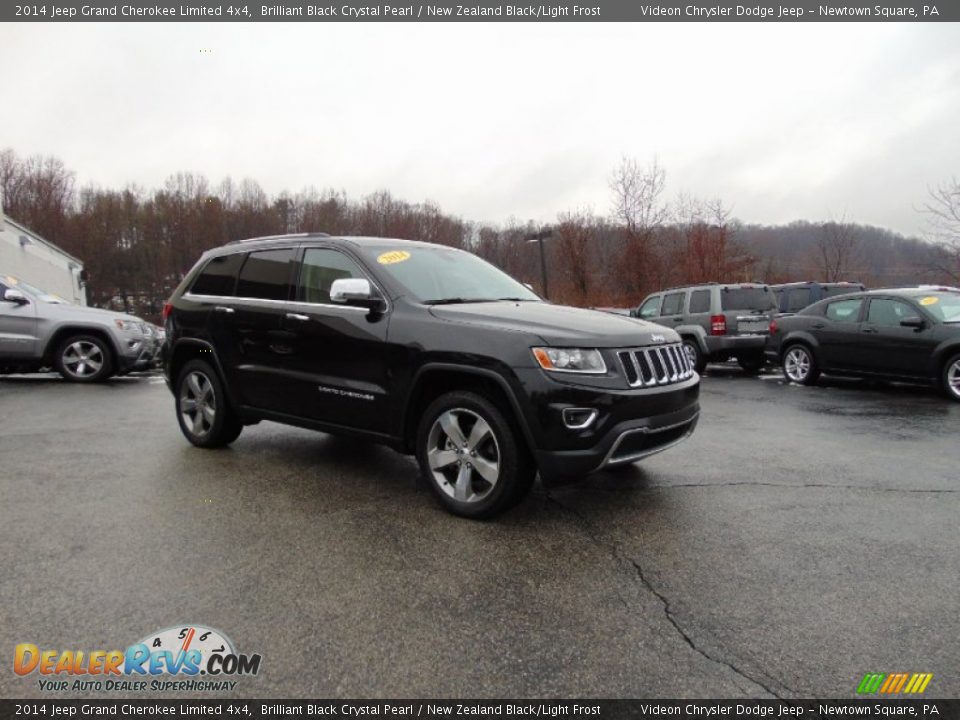 2014 Jeep Grand Cherokee Limited 4x4 Brilliant Black Crystal Pearl / New Zealand Black/Light Frost Photo #1