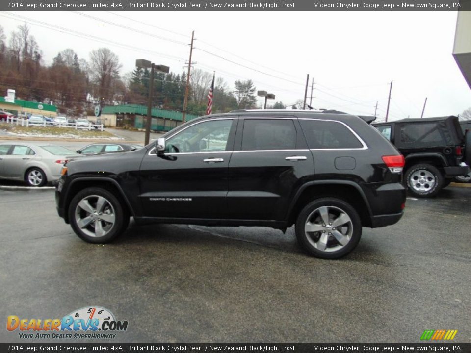 2014 Jeep Grand Cherokee Limited 4x4 Brilliant Black Crystal Pearl / New Zealand Black/Light Frost Photo #6