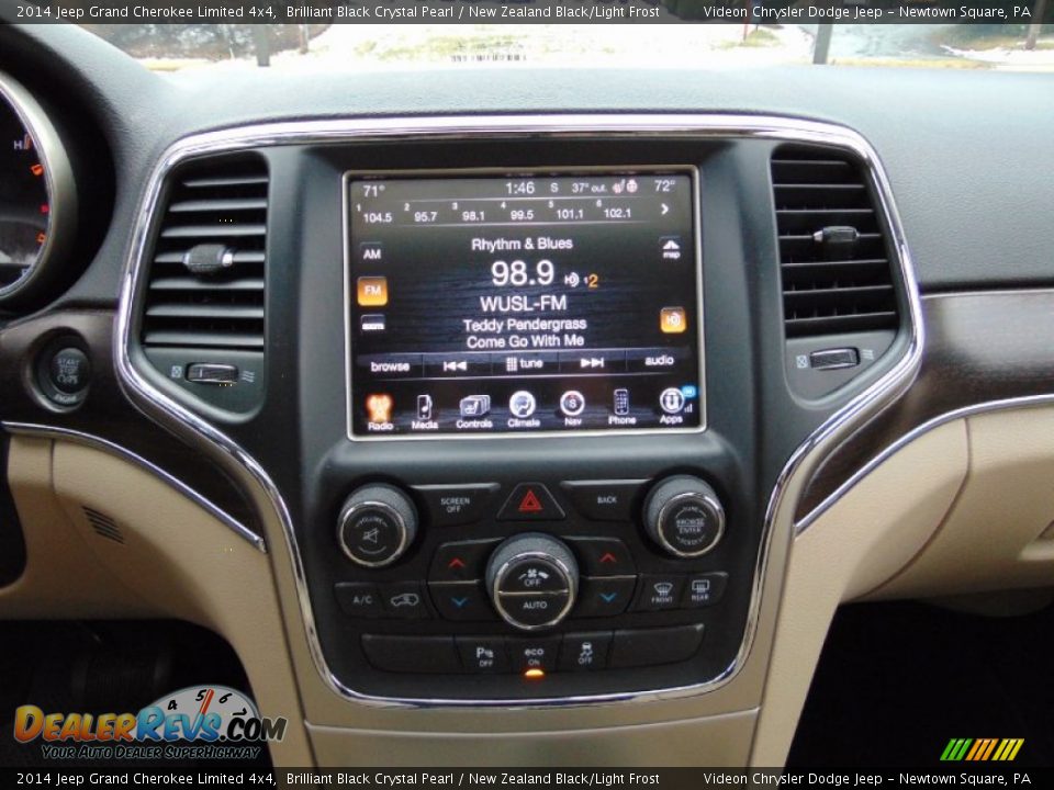 2014 Jeep Grand Cherokee Limited 4x4 Brilliant Black Crystal Pearl / New Zealand Black/Light Frost Photo #22
