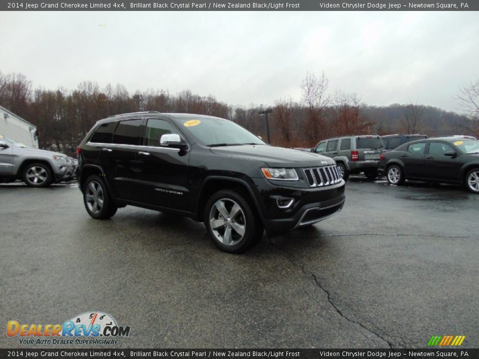 2014 Jeep Grand Cherokee Limited 4x4 Brilliant Black Crystal Pearl / New Zealand Black/Light Frost Photo #27