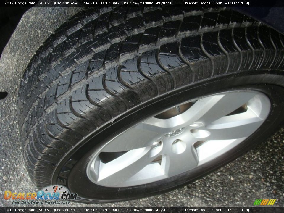 2012 Dodge Ram 1500 ST Quad Cab 4x4 True Blue Pearl / Dark Slate Gray/Medium Graystone Photo #9