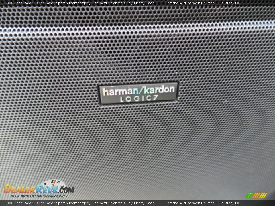 2006 Land Rover Range Rover Sport Supercharged Zambezi Silver Metallic / Ebony Black Photo #18