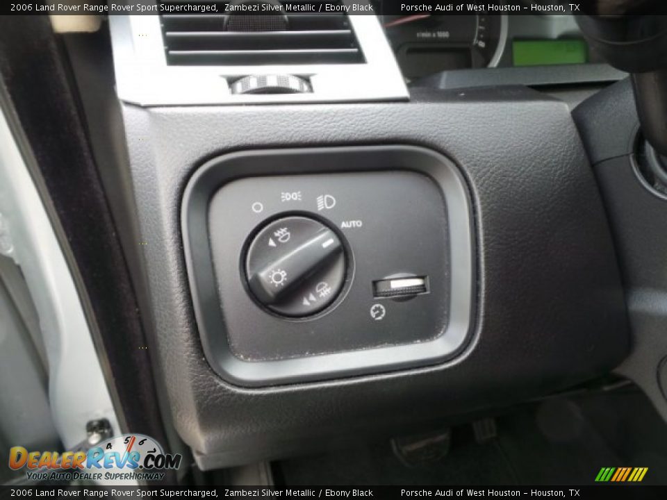 2006 Land Rover Range Rover Sport Supercharged Zambezi Silver Metallic / Ebony Black Photo #22