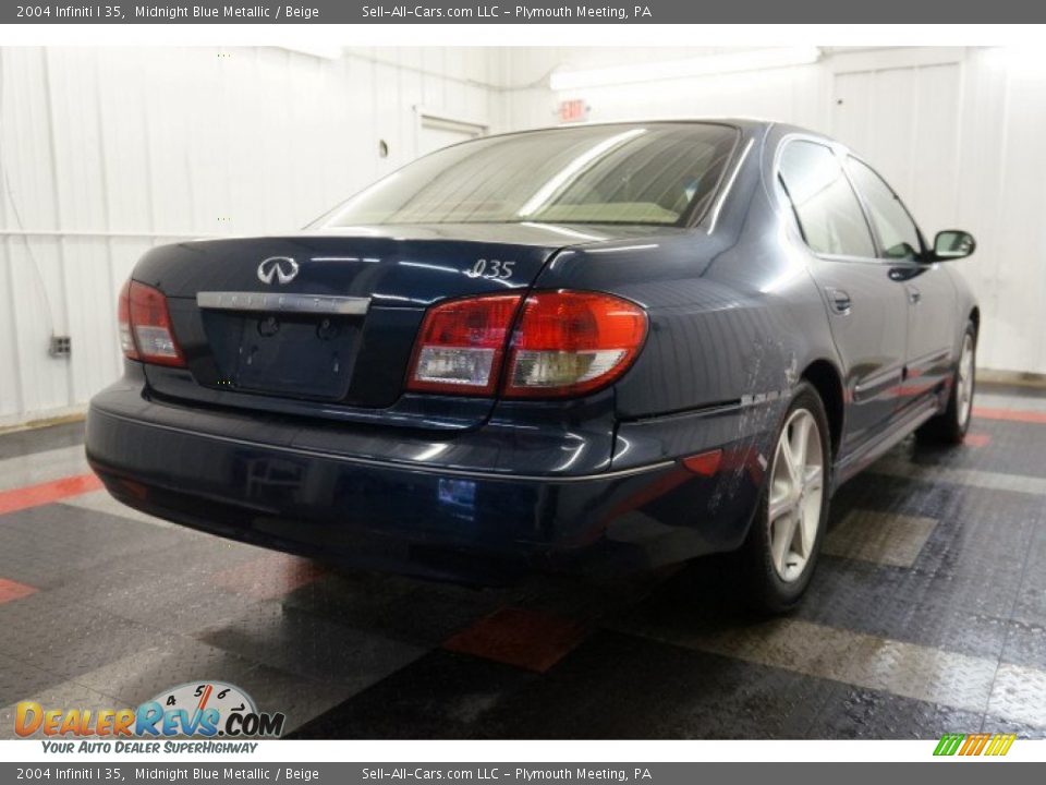 2004 Infiniti I 35 Midnight Blue Metallic / Beige Photo #8
