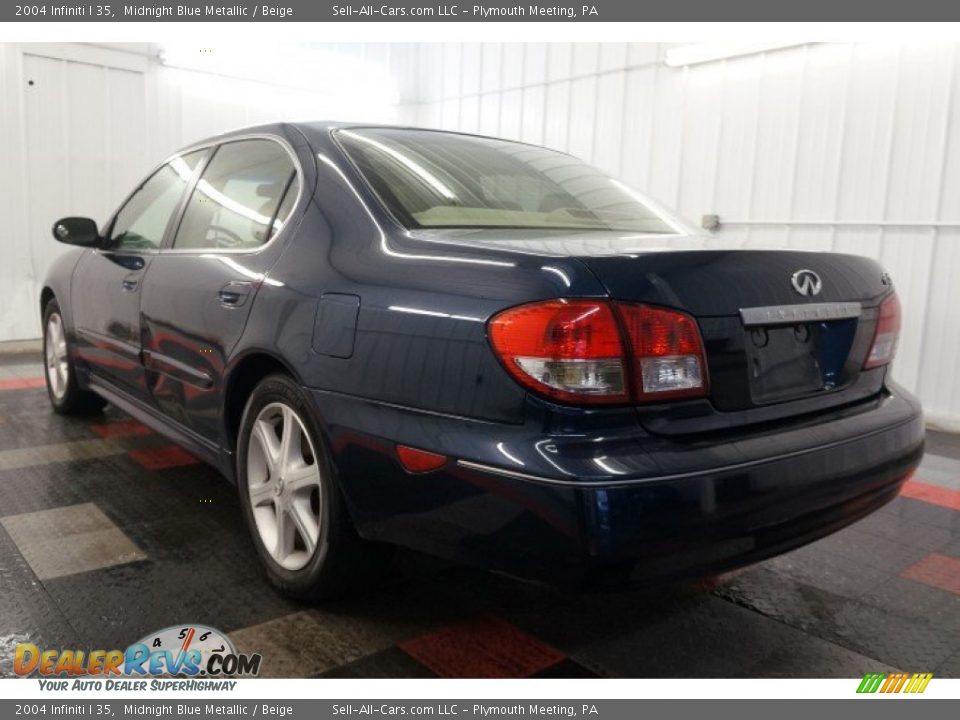 2004 Infiniti I 35 Midnight Blue Metallic / Beige Photo #10