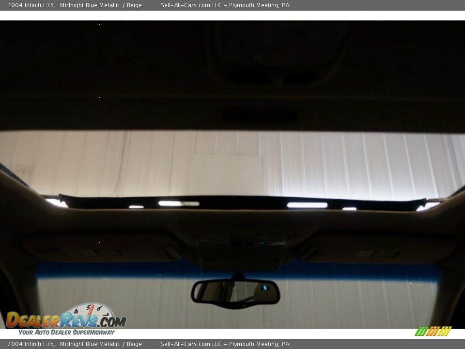2004 Infiniti I 35 Midnight Blue Metallic / Beige Photo #21