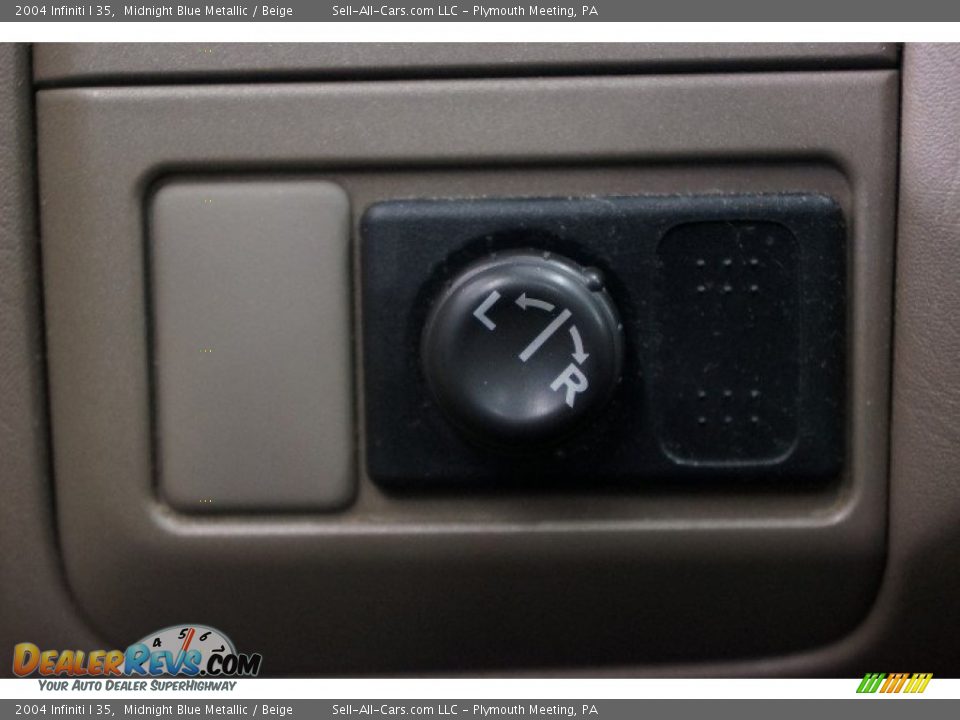 2004 Infiniti I 35 Midnight Blue Metallic / Beige Photo #27