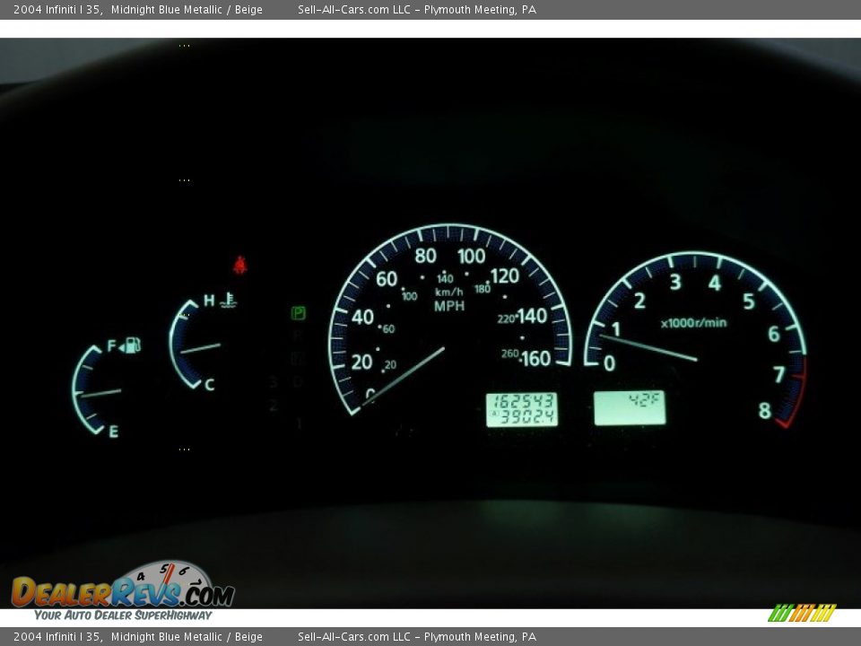 2004 Infiniti I 35 Gauges Photo #29