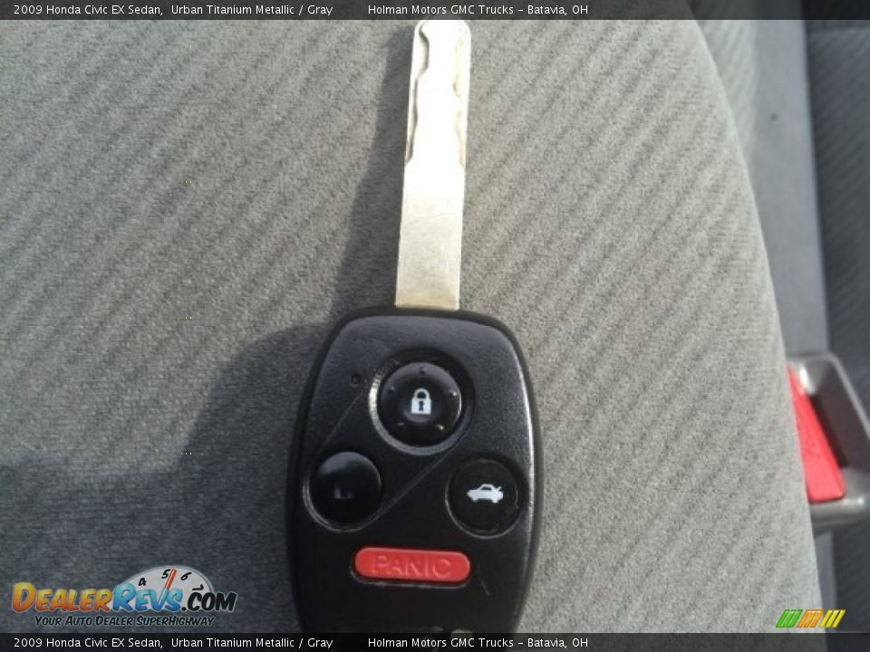 2009 Honda Civic EX Sedan Urban Titanium Metallic / Gray Photo #7