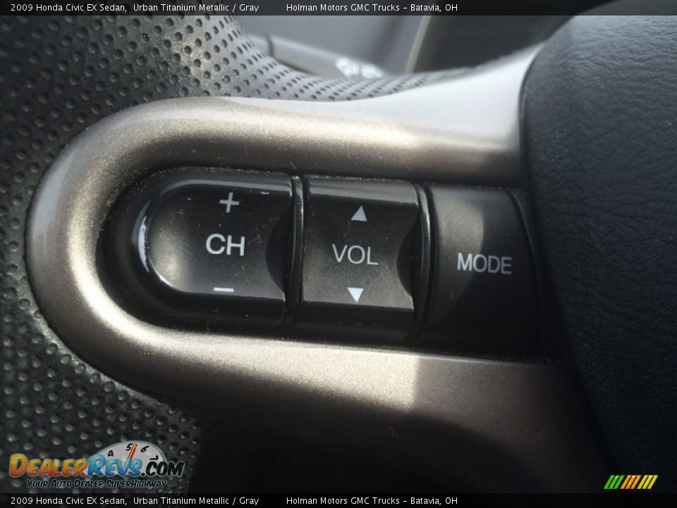 2009 Honda Civic EX Sedan Urban Titanium Metallic / Gray Photo #9