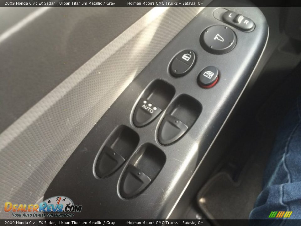 2009 Honda Civic EX Sedan Urban Titanium Metallic / Gray Photo #12