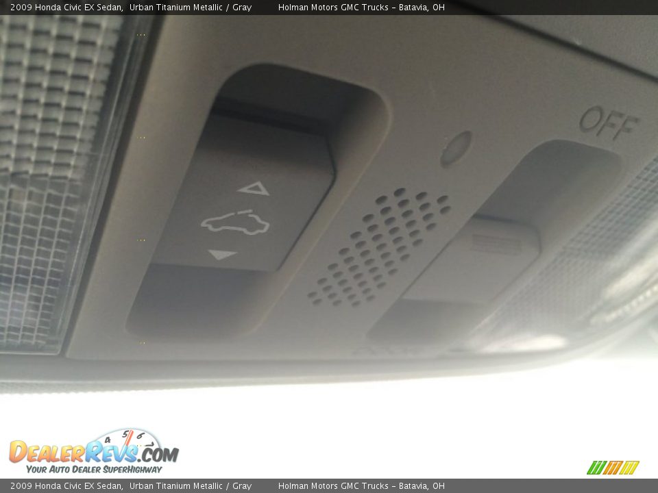 2009 Honda Civic EX Sedan Urban Titanium Metallic / Gray Photo #13