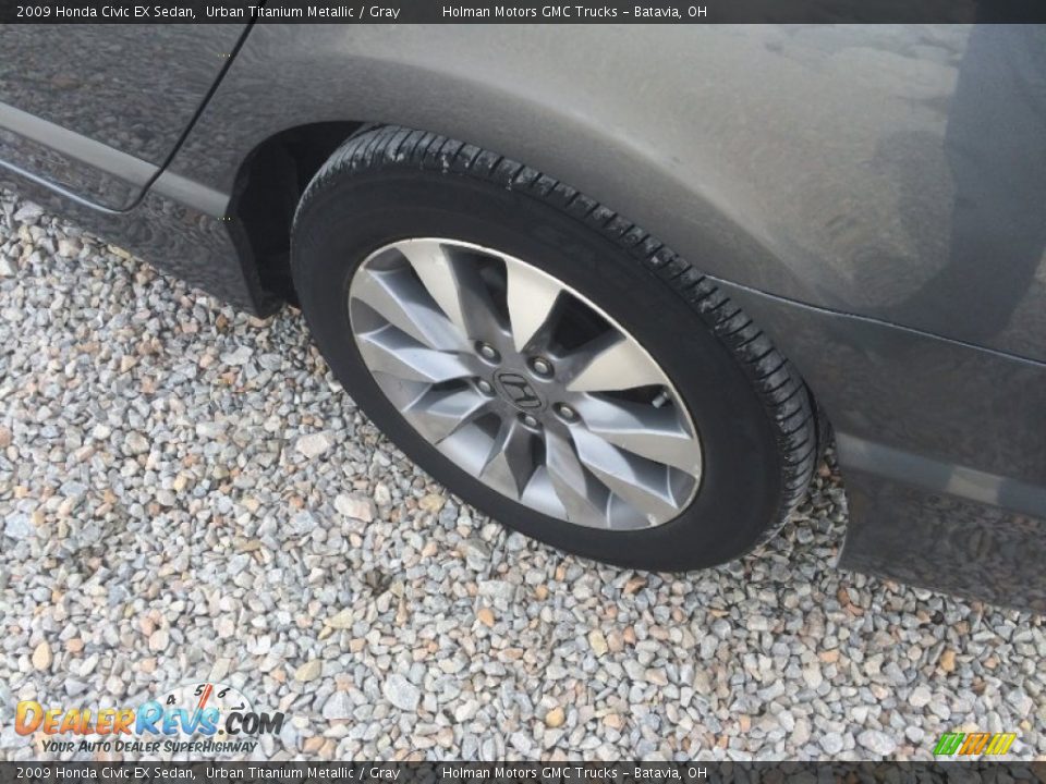 2009 Honda Civic EX Sedan Urban Titanium Metallic / Gray Photo #17