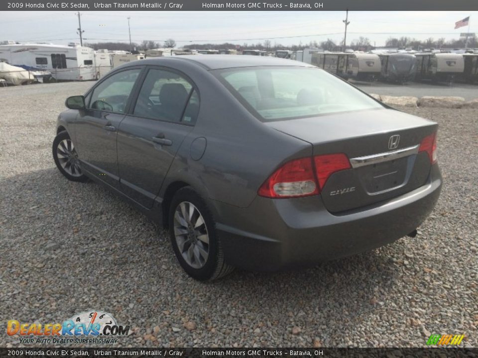 2009 Honda Civic EX Sedan Urban Titanium Metallic / Gray Photo #18