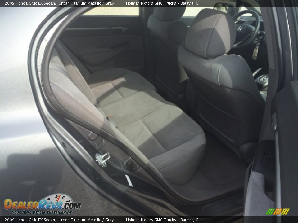 2009 Honda Civic EX Sedan Urban Titanium Metallic / Gray Photo #20
