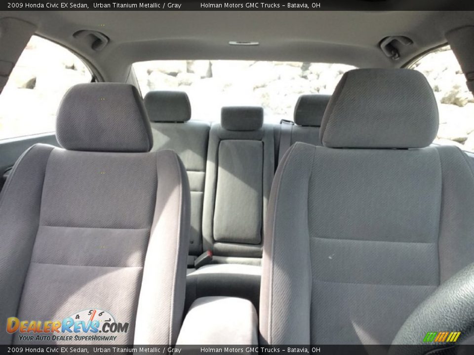 2009 Honda Civic EX Sedan Urban Titanium Metallic / Gray Photo #22