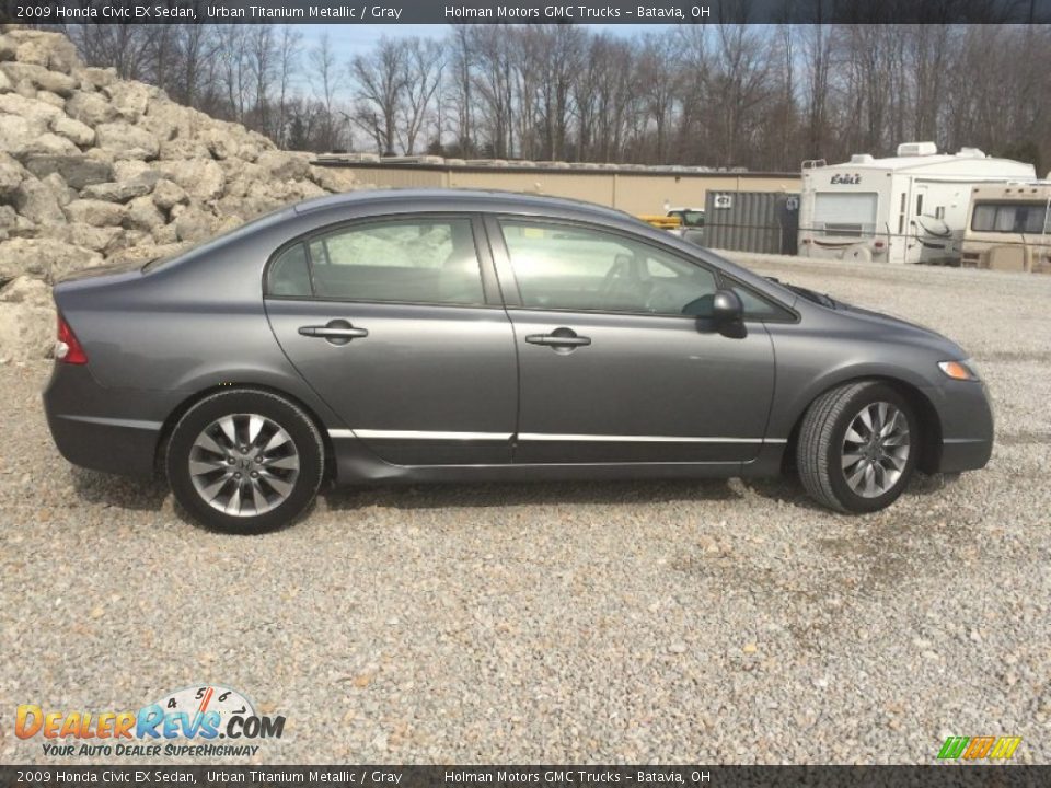2009 Honda Civic EX Sedan Urban Titanium Metallic / Gray Photo #23