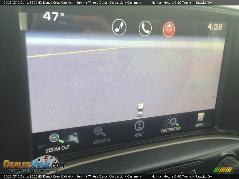 2015 GMC Sierra 3500HD Denali Crew Cab 4x4 Summit White / Denali Cocoa/Light Cashmere Photo #10