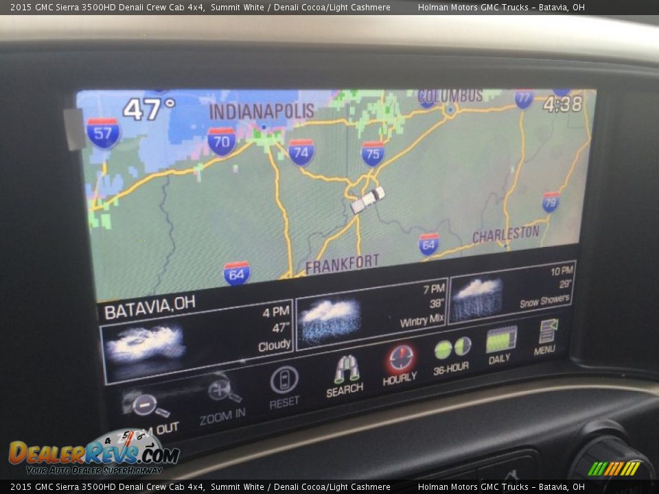 2015 GMC Sierra 3500HD Denali Crew Cab 4x4 Summit White / Denali Cocoa/Light Cashmere Photo #11