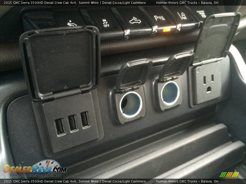 2015 GMC Sierra 3500HD Denali Crew Cab 4x4 Summit White / Denali Cocoa/Light Cashmere Photo #14