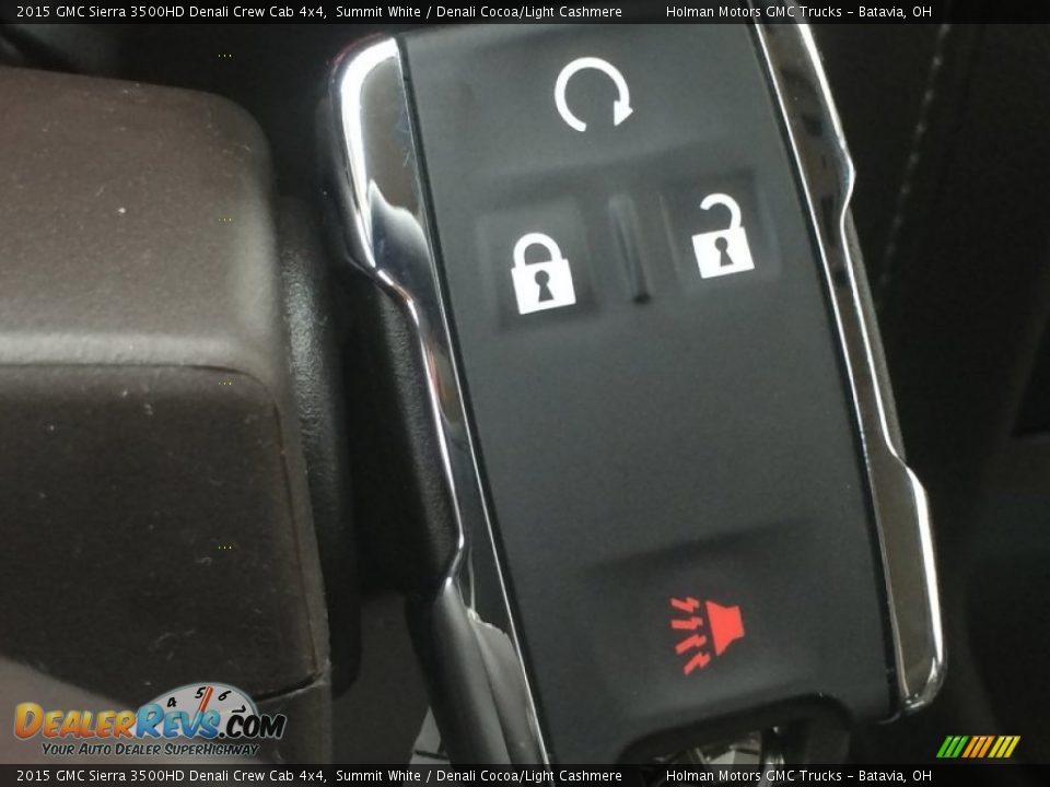 2015 GMC Sierra 3500HD Denali Crew Cab 4x4 Summit White / Denali Cocoa/Light Cashmere Photo #15