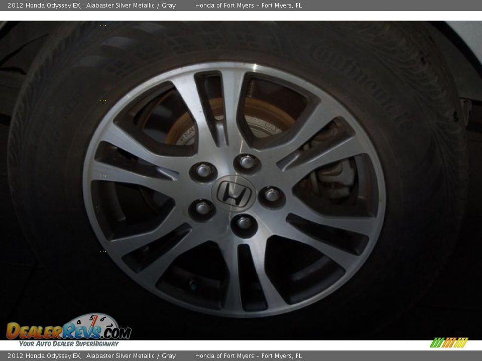 2012 Honda Odyssey EX Alabaster Silver Metallic / Gray Photo #9