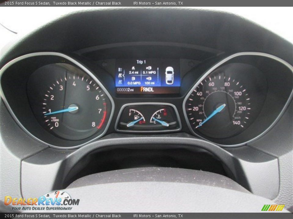 2015 Ford Focus S Sedan Tuxedo Black Metallic / Charcoal Black Photo #21