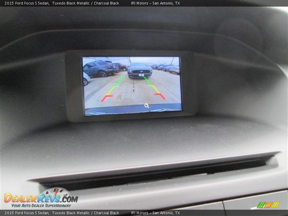 2015 Ford Focus S Sedan Tuxedo Black Metallic / Charcoal Black Photo #23