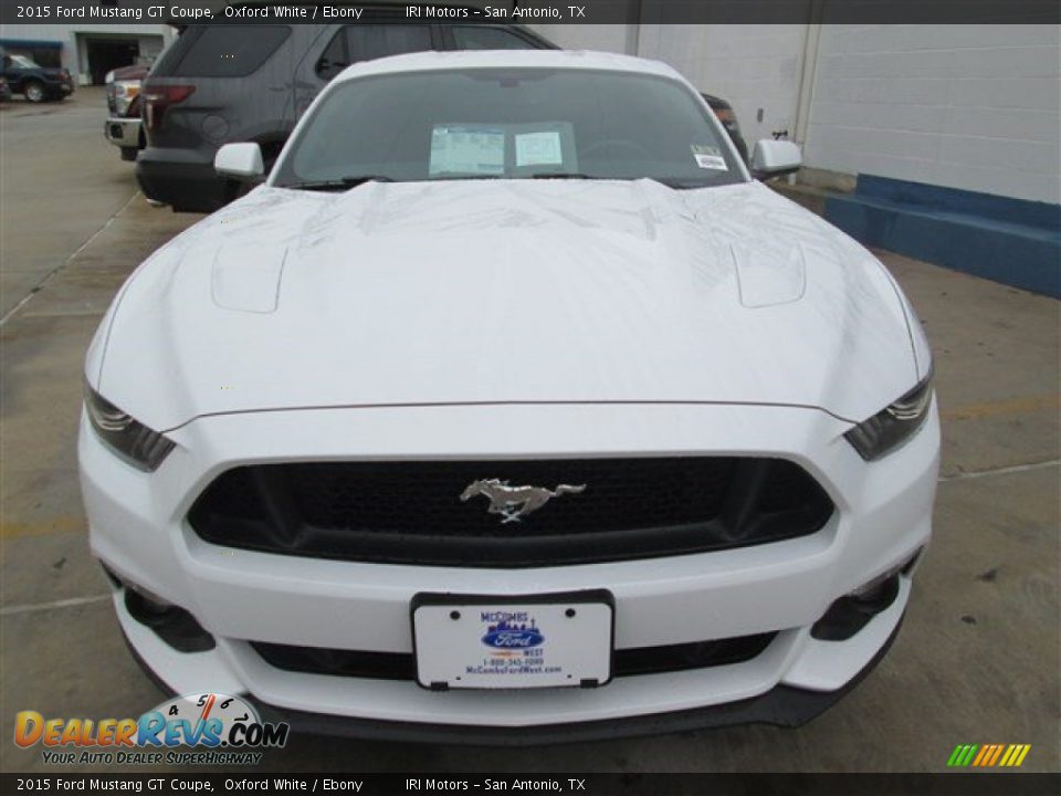 2015 Ford Mustang GT Coupe Oxford White / Ebony Photo #4