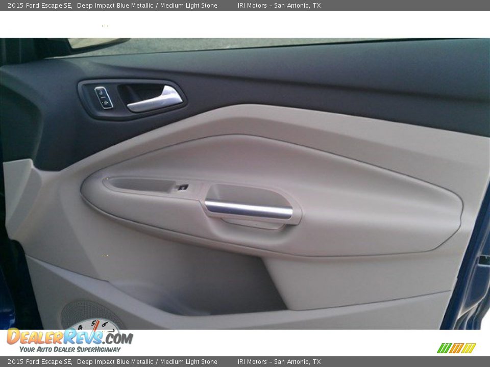2015 Ford Escape SE Deep Impact Blue Metallic / Medium Light Stone Photo #18