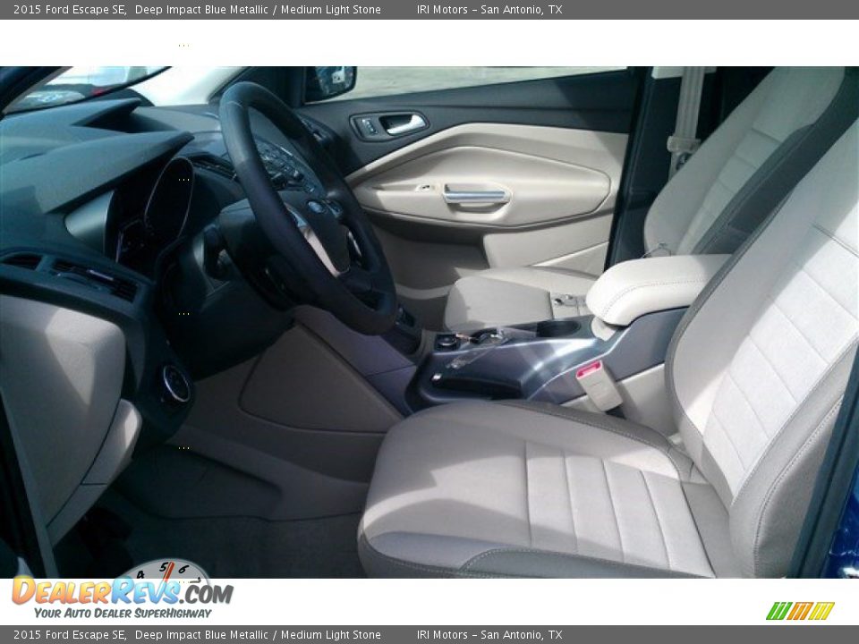 2015 Ford Escape SE Deep Impact Blue Metallic / Medium Light Stone Photo #20