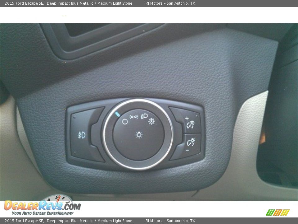 2015 Ford Escape SE Deep Impact Blue Metallic / Medium Light Stone Photo #24