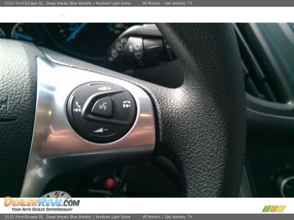 2015 Ford Escape SE Deep Impact Blue Metallic / Medium Light Stone Photo #27