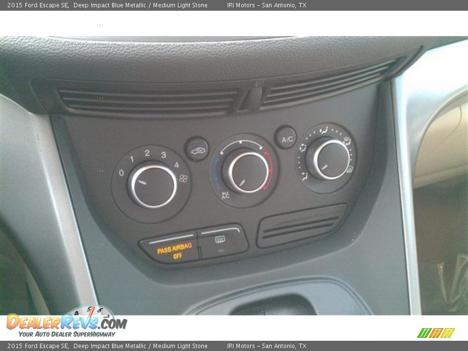 2015 Ford Escape SE Deep Impact Blue Metallic / Medium Light Stone Photo #30