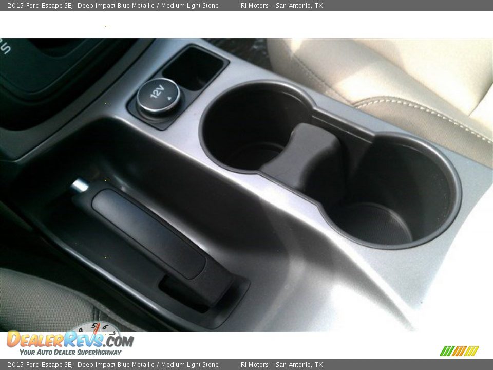 2015 Ford Escape SE Deep Impact Blue Metallic / Medium Light Stone Photo #34