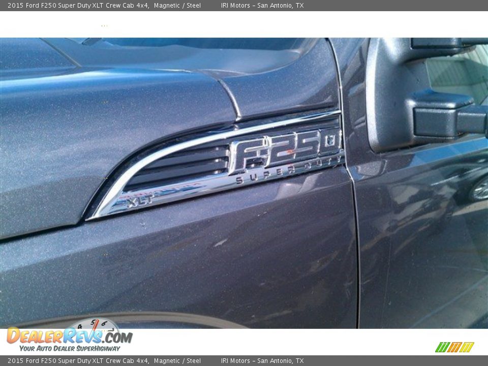2015 Ford F250 Super Duty XLT Crew Cab 4x4 Magnetic / Steel Photo #9