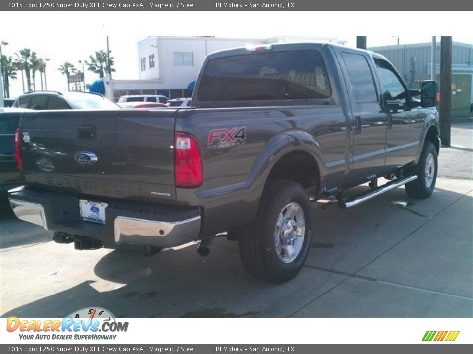 2015 Ford F250 Super Duty XLT Crew Cab 4x4 Magnetic / Steel Photo #15