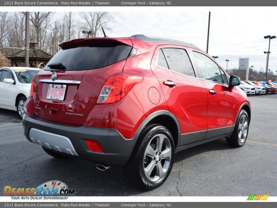 2013 Buick Encore Convenience Ruby Red Metallic / Titanium Photo #3