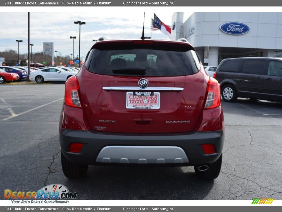 2013 Buick Encore Convenience Ruby Red Metallic / Titanium Photo #4