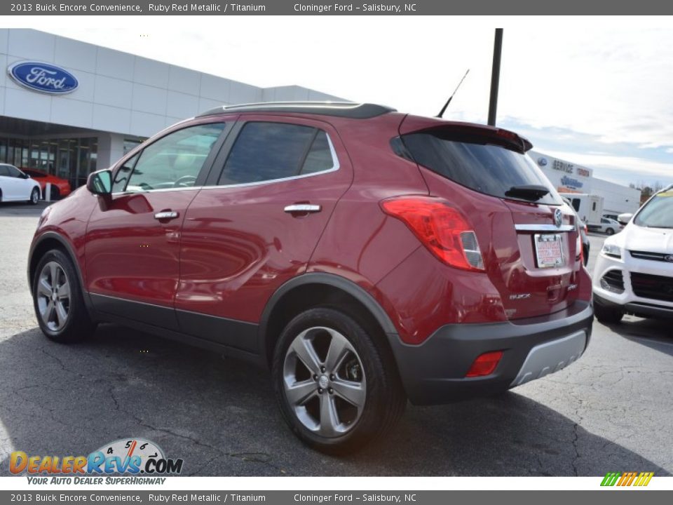 2013 Buick Encore Convenience Ruby Red Metallic / Titanium Photo #5