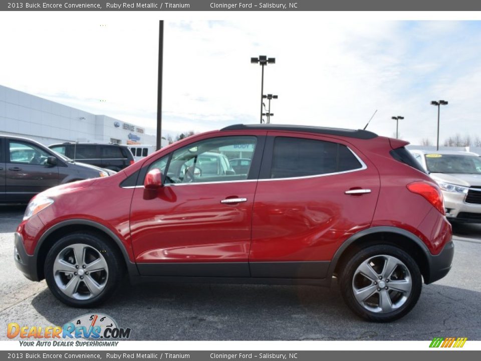 2013 Buick Encore Convenience Ruby Red Metallic / Titanium Photo #6