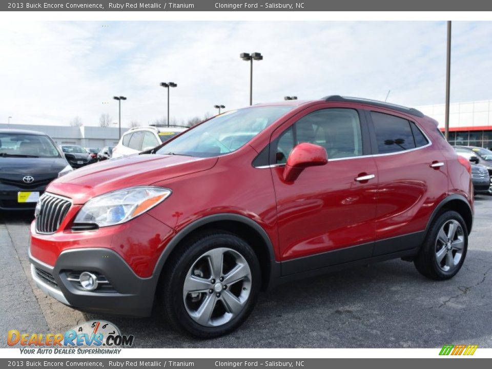2013 Buick Encore Convenience Ruby Red Metallic / Titanium Photo #7