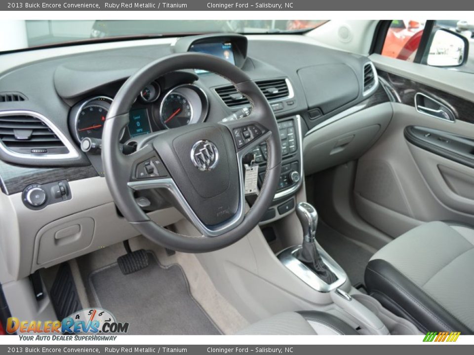 2013 Buick Encore Convenience Ruby Red Metallic / Titanium Photo #10
